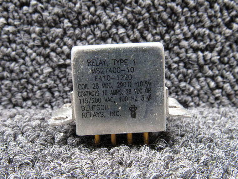 MS27400-10 Deutsch Type 1 Relay Assembly (28VDC, 10A)
