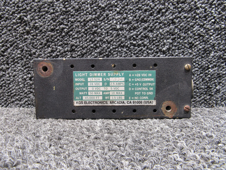 LT-52A KGS Electronics Light Dimmer Supply with Modification (Volts: 28)