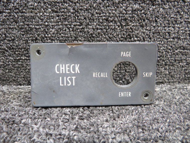 76414-04 (Alt: 9914331-4) E.L. Products Checklist Panel