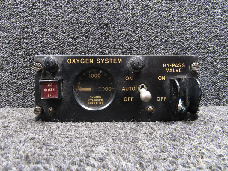 IAI 1123 Oxygen System and By-Pass Valve Control Panel