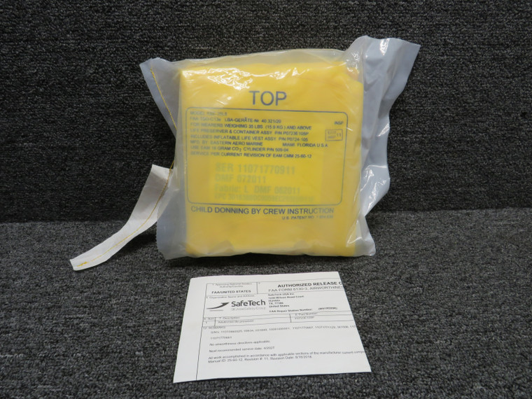 P0723E105P Eastern Aero Marine KSE-35L8 Adult-Child Life Preserver with 8130-3