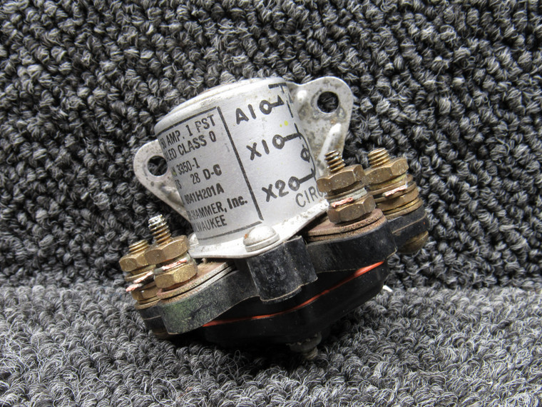 6041H201A (Alt: AN 3350-1) Cutler-Hammer Relay Assembly (28VDC) (50A)