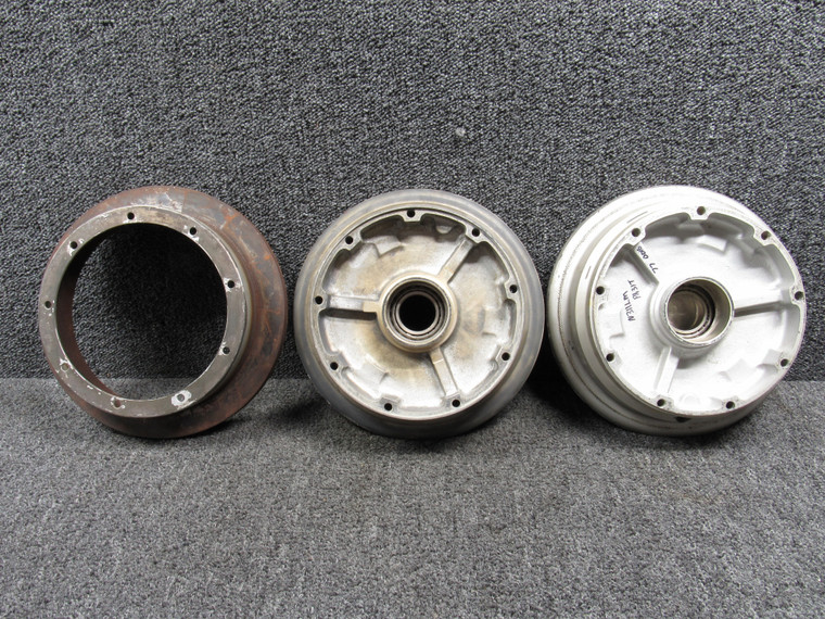 40-106 Cleveland 6.50x10 Main Wheel Assembly with Disc