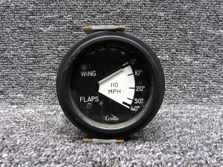 815404 (ALT: C668001-0101) Stewart Warner Wing Flap Indicator (Volts: 12)