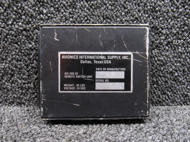 AIS-200-35 Avionics International Remote Switch Unit (24VDC)