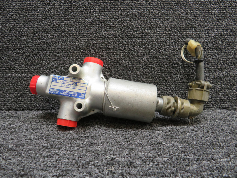 13027-4 Wright Components Three Way Two Position Skydrol Valve Unit