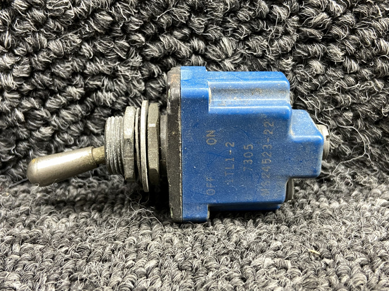 1TL1-2 (Alt: MS24523-22) Bell 206B Two Position Toggle Switch