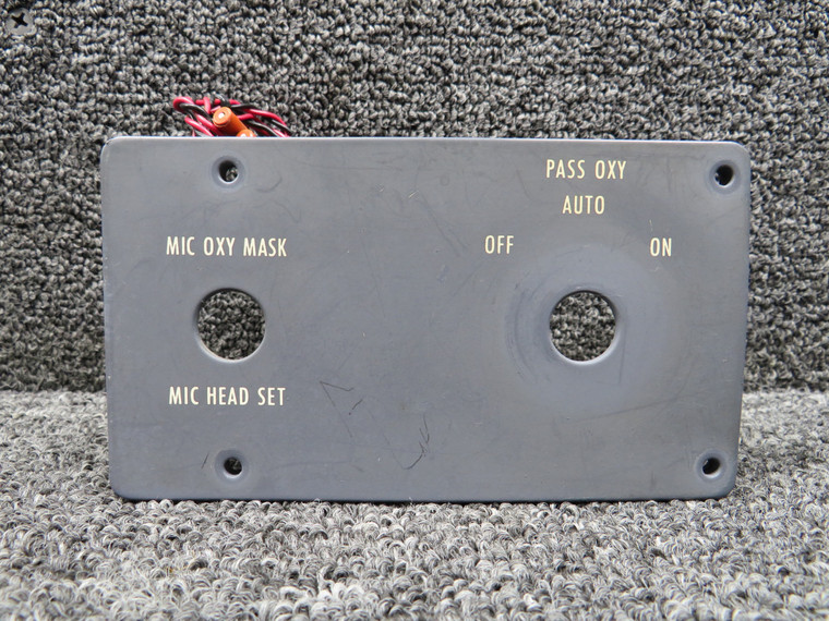 9914279-2 E-L Products Oxygen and Microphone Select Panel, Lighted