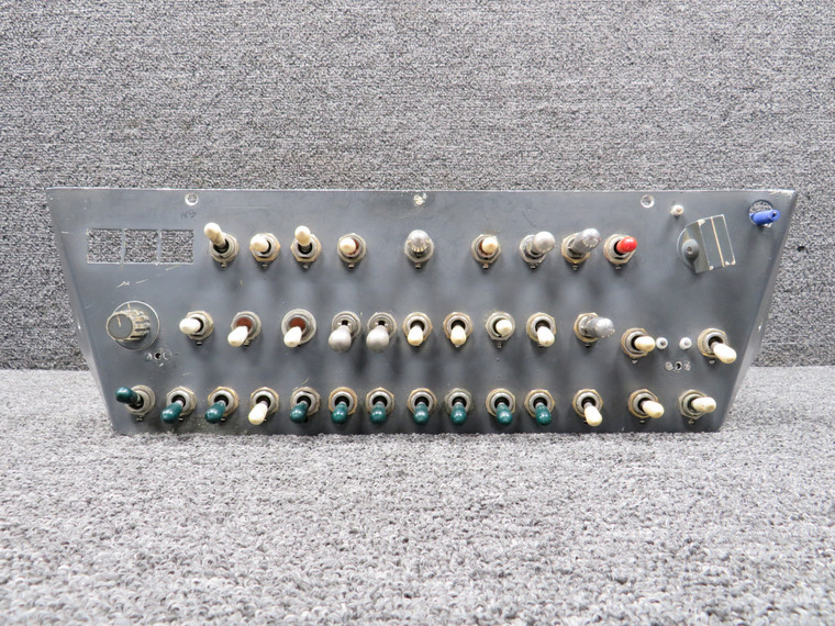 6218215-6 Cessna Citation III 650 Fwd Pedestal Switch Panel Assembly Minus Cover