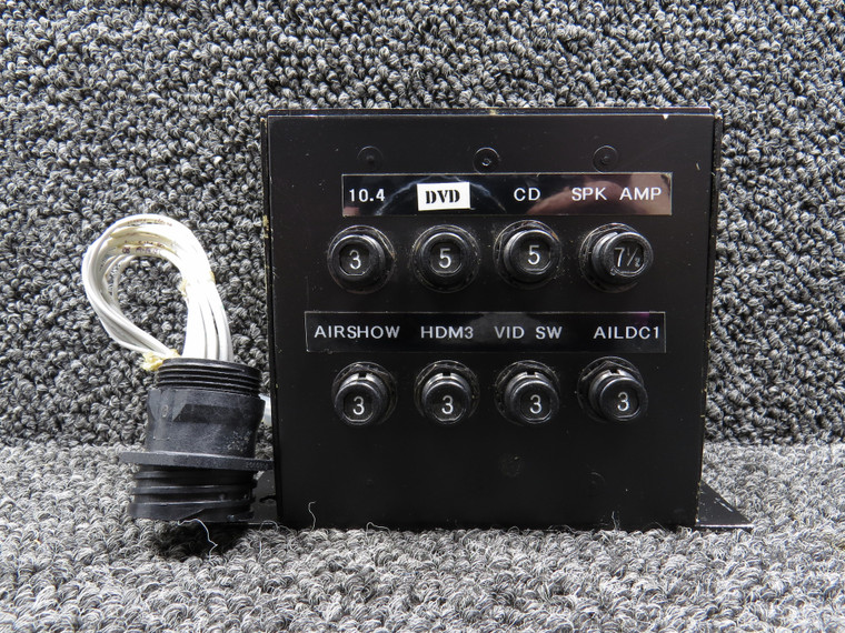 Learjet L-35A Entertainment Fuse Panel Assembly