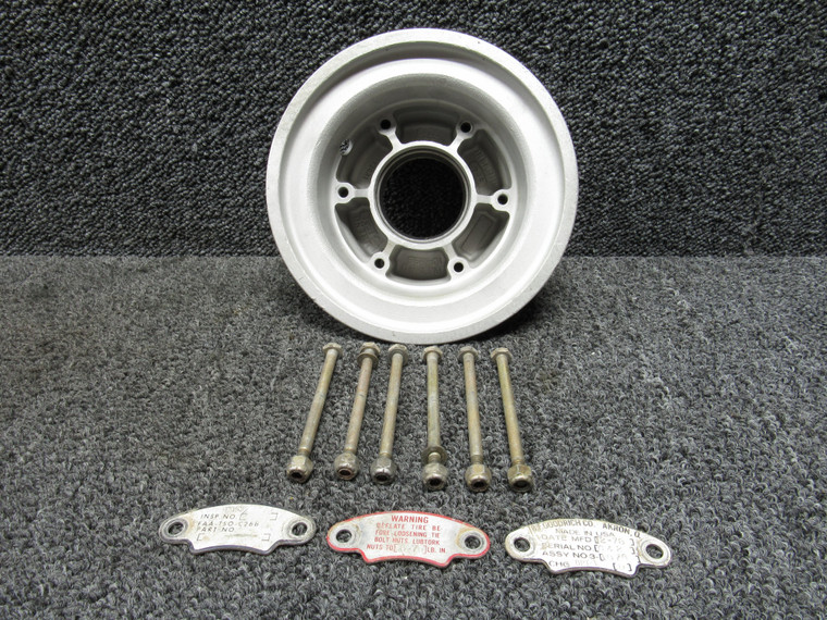 300-133 (Alt: 763-725) BF Goodrich 6.25-6 Wheel Outer Half Assembly
