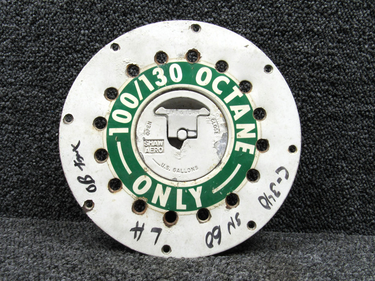 0721303-7, 5026008-2 Cessna 340 Fuel Cap &amp; Adapter Assembly