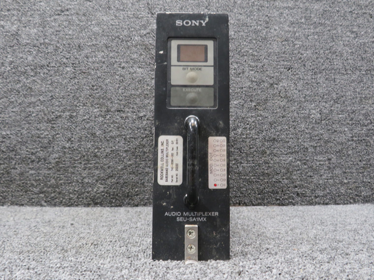 743-0288-002 Rockwell Collins Sony SEU-SA1MX Audio Multiplexer w Modifications