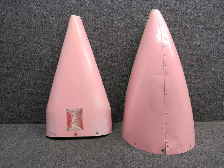 16123-011, 16123-010 Piper PA23-250 Upper &amp; Lower Tailcone Fairing Assembly