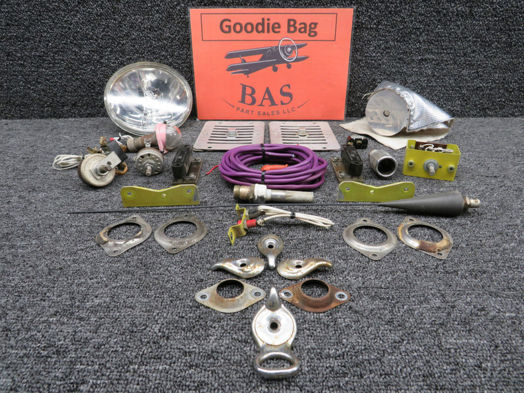 1965 Piper PA23-250 Goodie Bag Set with Switches, Signal Flashers, Lights, etc