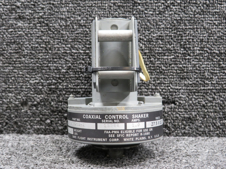 C-07202-2 Safe Flight Instrument Coaxial Control Shaker w Mods 27.5V; Amps: 1.0