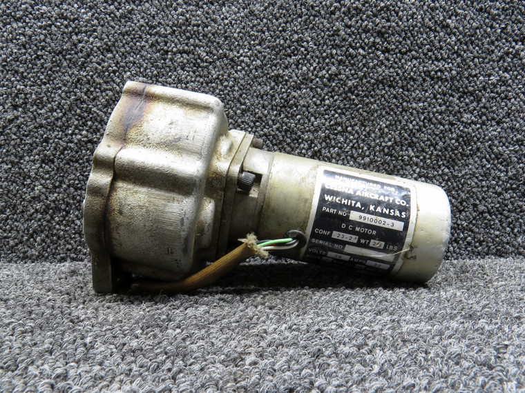 9910002-3 Electro-Mech DC Motor Assy with Reduction Unit (28V, 22A)