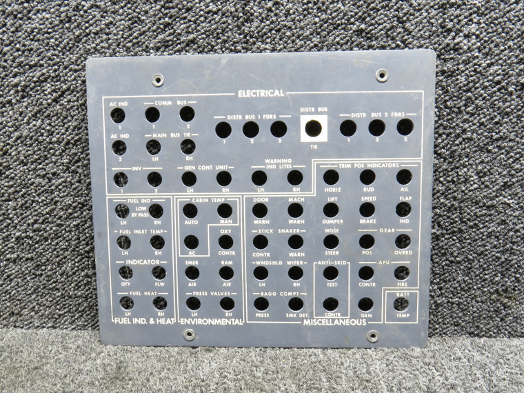 4883116-93 IAI 1123 Electrical EL Panel Assembly