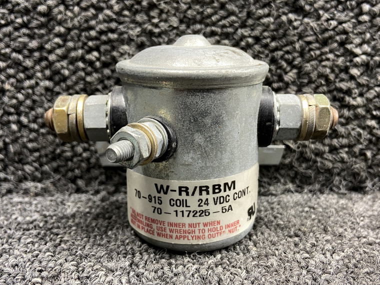 70-117225-5A Beechcraft B60 W-R-RBM Relay Solenoid (24V)
