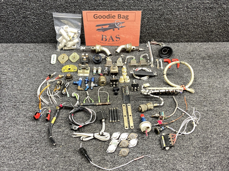 Beechcraft B60 Goodie Bag Set with Switches, Fittings &amp; Connectors