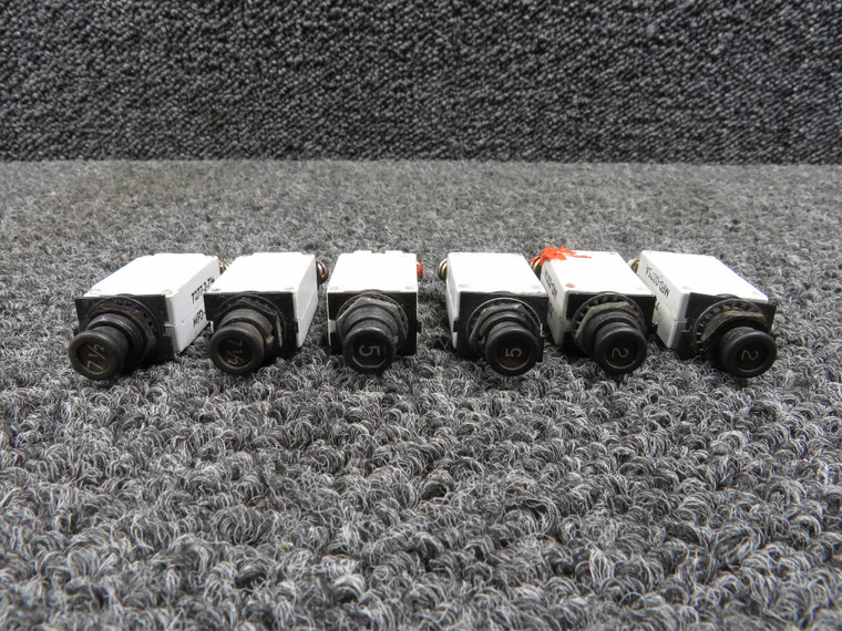 Klixon 7277-2 Circuit Breaker Grab Bag (6 Breakers)
