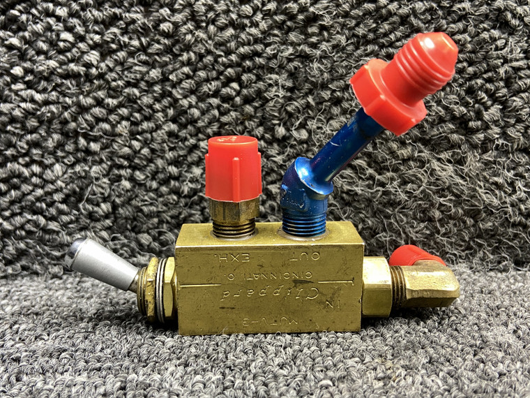 MJTV-3 Clippard 2-Way Toggle Valve Assembly