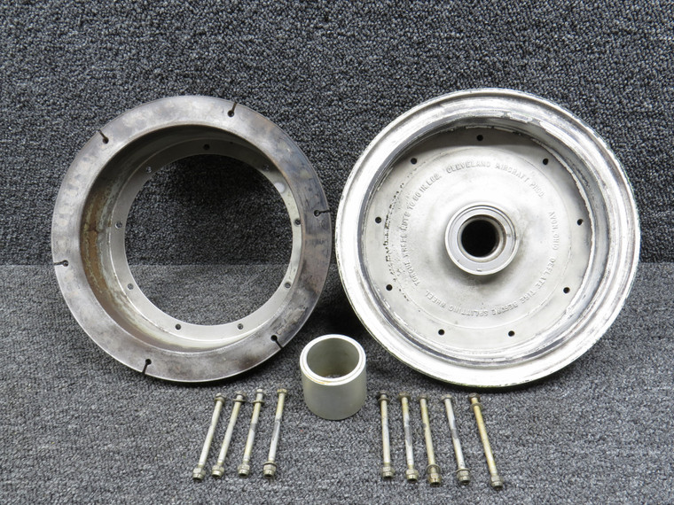 161-01900, 164-04406 Cleveland 6.50-10 Landing Wheel Inner Half with Brake Disc