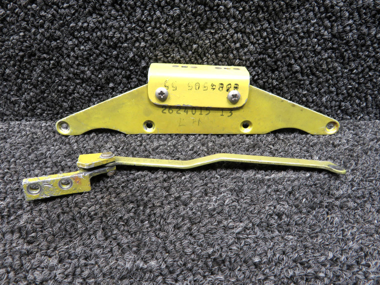 2624015-13, 2624015-10 Learjet 35A Aileron Position Switch Bracket Assembly