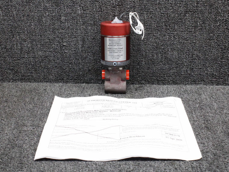 4140-00-17 Dukes Electric Fuel Boost Pump Overhauled with 8130-3 (14V, 6A)