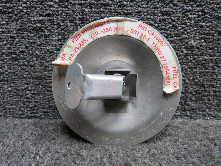 CA16097 (Use: CA16097N) Piper PA23-250 PMA Fuel Cap Assembly LH or RH