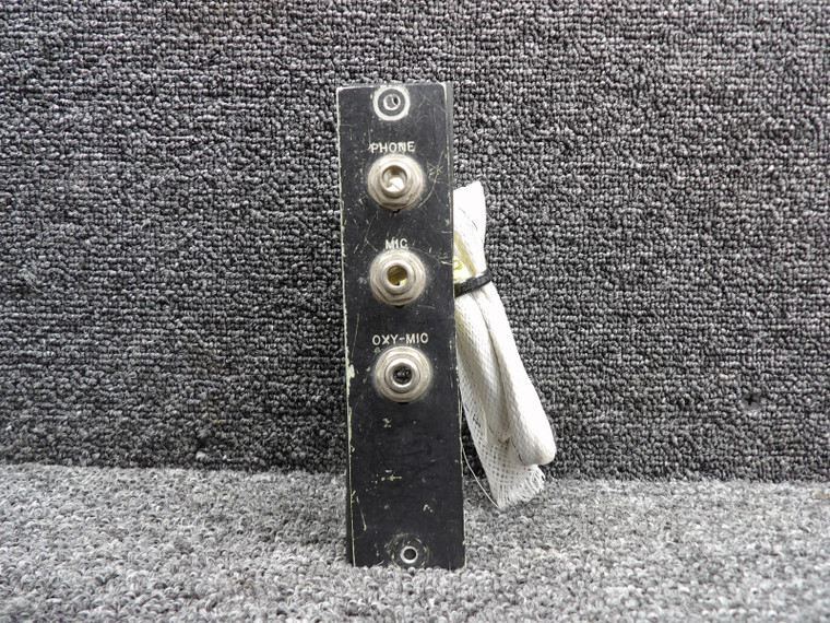 2418099-13 Learjet 31A Mic and Phone Placard