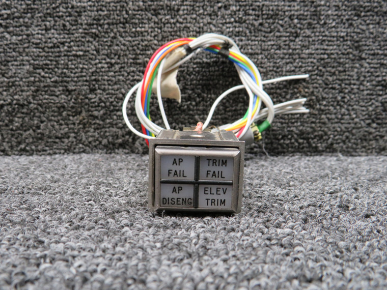700-0843-004 Korry AP-Trim Fail, AP Disengage, Elevator Trim Annunciator Switch