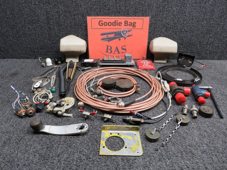 1973 Piper PA23-250 Goodie Bag with Switches, Coaxials, Clamps, Brackets, etc