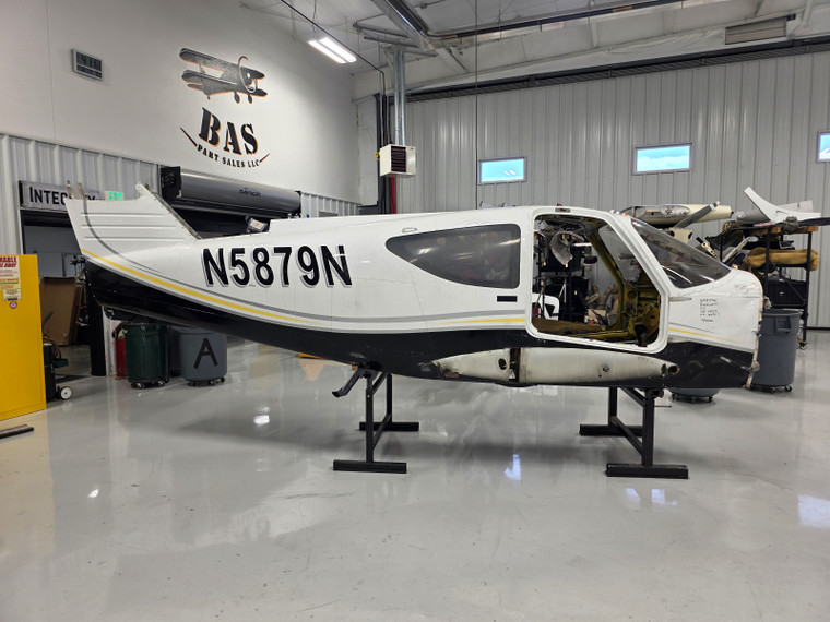 Rockwell 114 Fuselage with Bill of Sale, Data Tag, Airworthiness &amp; Logbooks