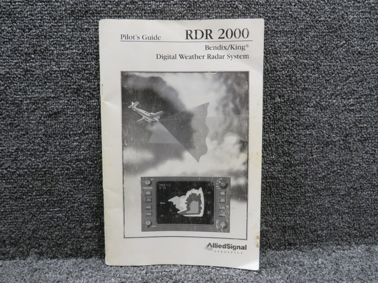 006-08755-0001 Allied Signal 1994 RDR 2000 Digital Weather Radar Pilots Guide