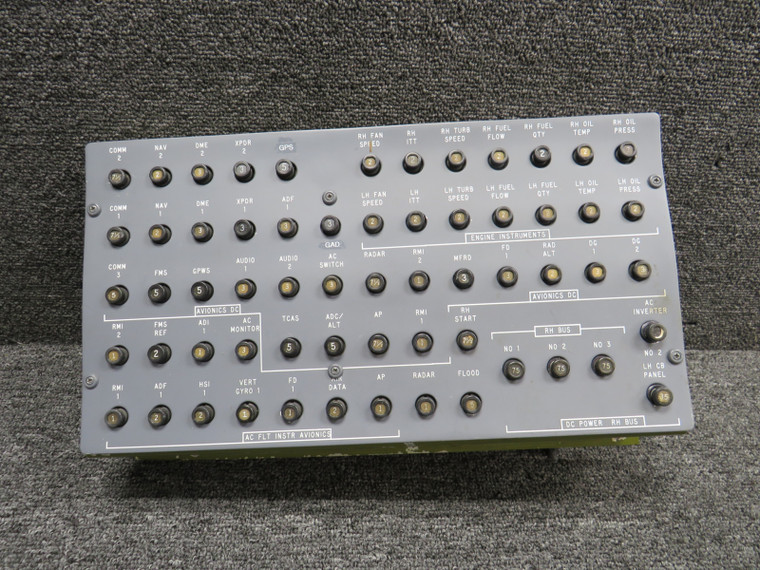 6518117-10 Cessna Citation 550 Circuit Breaker Panel Assembly RH