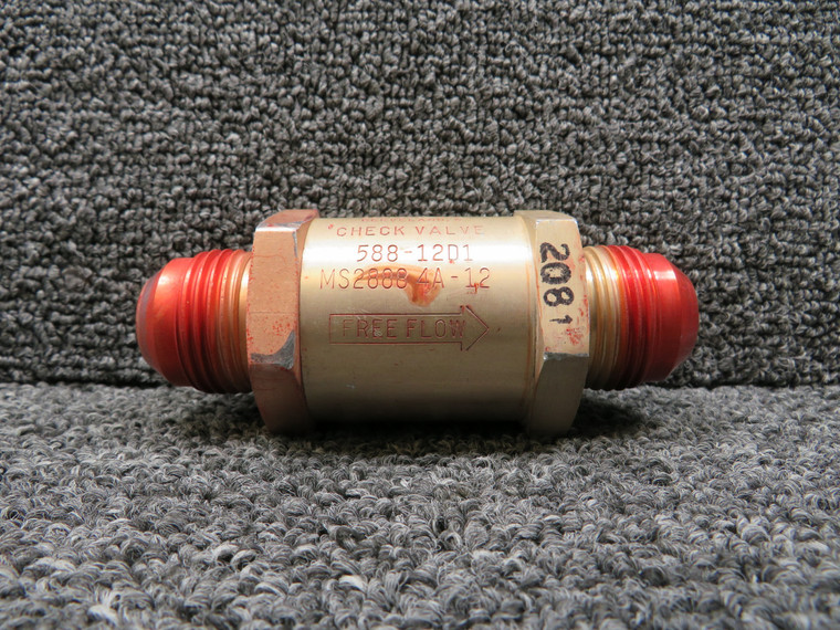 588-12D1 (Alt: MS28884A-12) Teledyne Low Pressure Check Valve