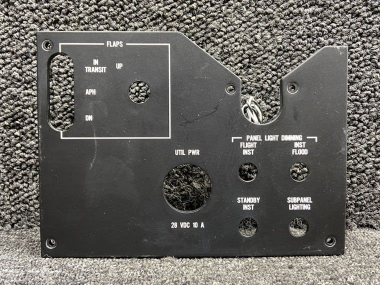 71553-5 (Alt: 106-384013-5) LSI Electroluminescent Switch Panel RH (115V)