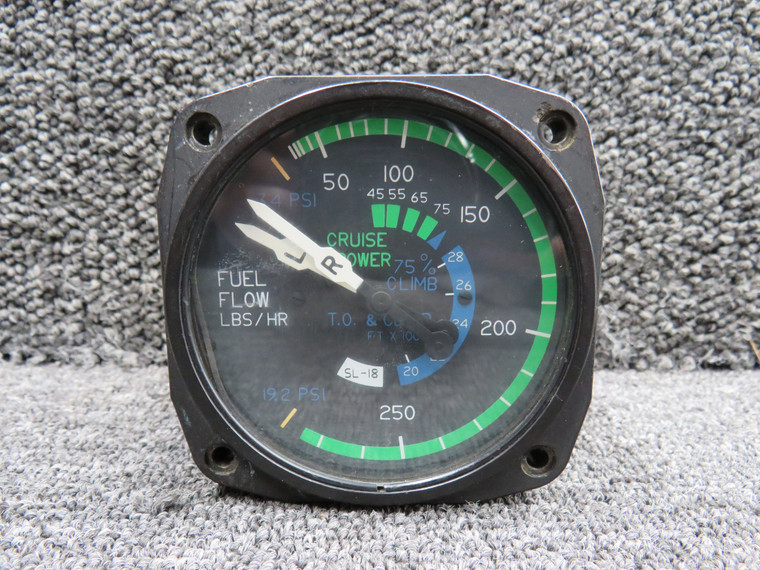 6221 (Alt: C662020-0110) United Instruments Dual Fuel Flow Indicator (Core)