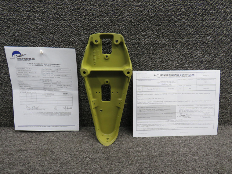 0512159-2 Cessna 172B Fuselage Aft Bulkhead with 8130-3 and PAI-PT-1