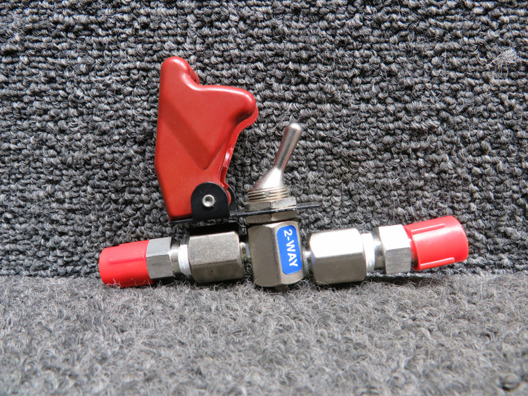 100N0100-1, MS25224-1 Cessna LC41-550FG Oxygen Shut Off Valve with Guard