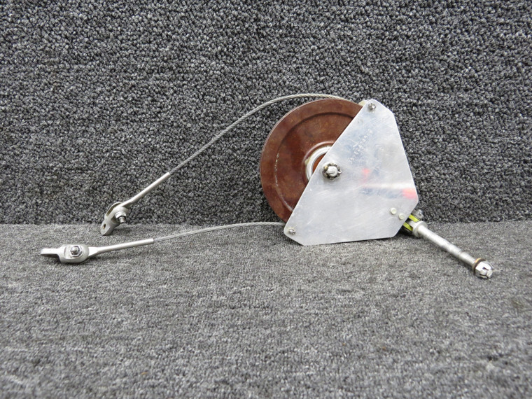 35-524245, NA5304-33-0255 Beechcraft J35 Rudder Balance Cable Pulley w Cable