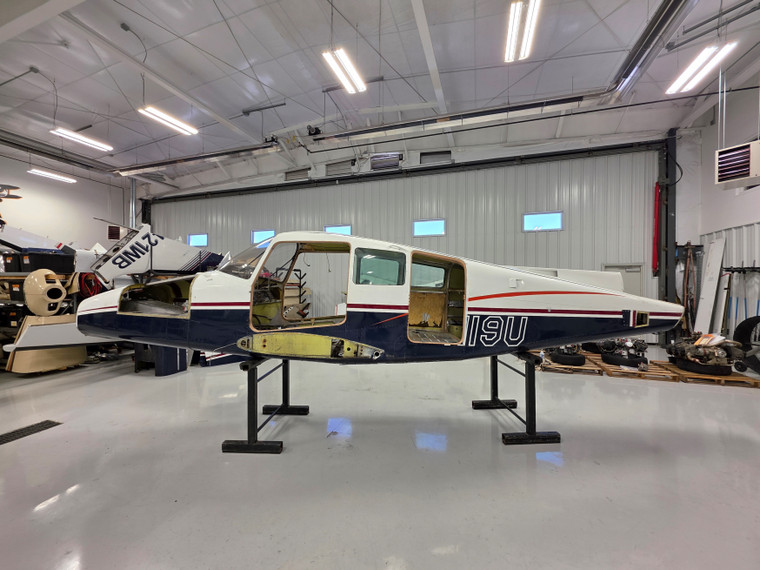 Beechcraft 76 Fuselage with Bill of Sale, Airworthiness, and Logs