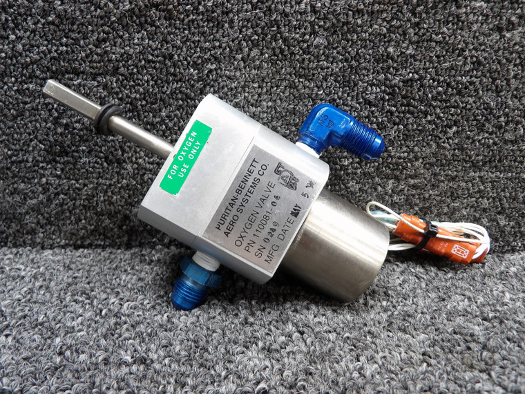 110081-06 Puritan-Bennet Oxygen Valve Assembly (18-30V, 50-90 PSI)