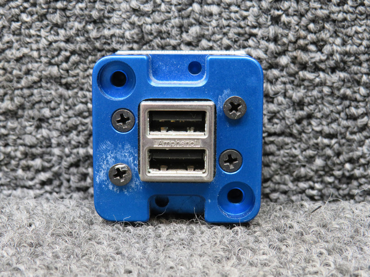 6430102-2 True Blue TA102 Dual USB Charging Port Assembly with Mods (10-32V)
