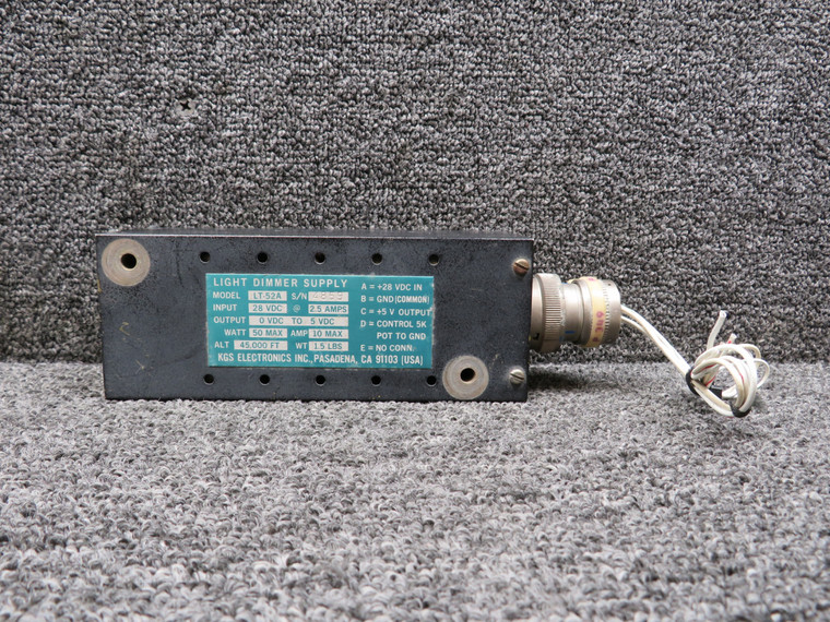 LT-52A KGS Electronics Light Dimmer Supply (Volts: 28, Amps: 2.5)
