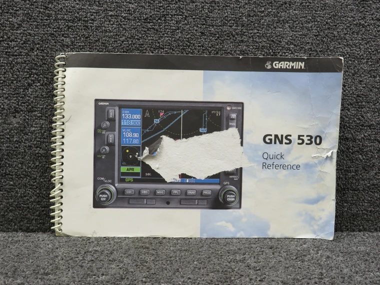 190-00181-01 Garmin 2000 GNS-530 Quick Reference Guide