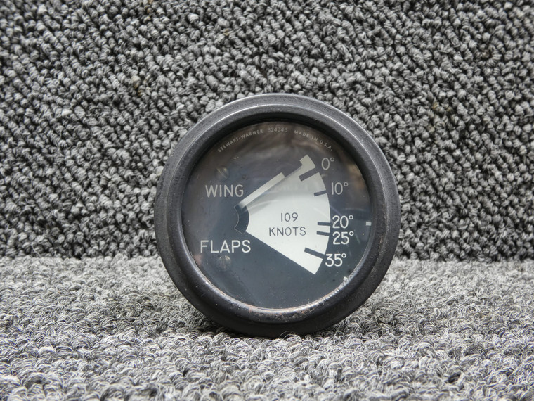 824346 (Alt: 604AA) Stewart Warner Flap Indicator (12V)