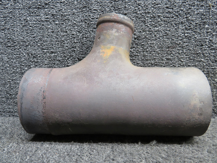 1555010-10 Continental TSIO-360-CB Forward Engine Exhaust Riser Assembly Cyl 3