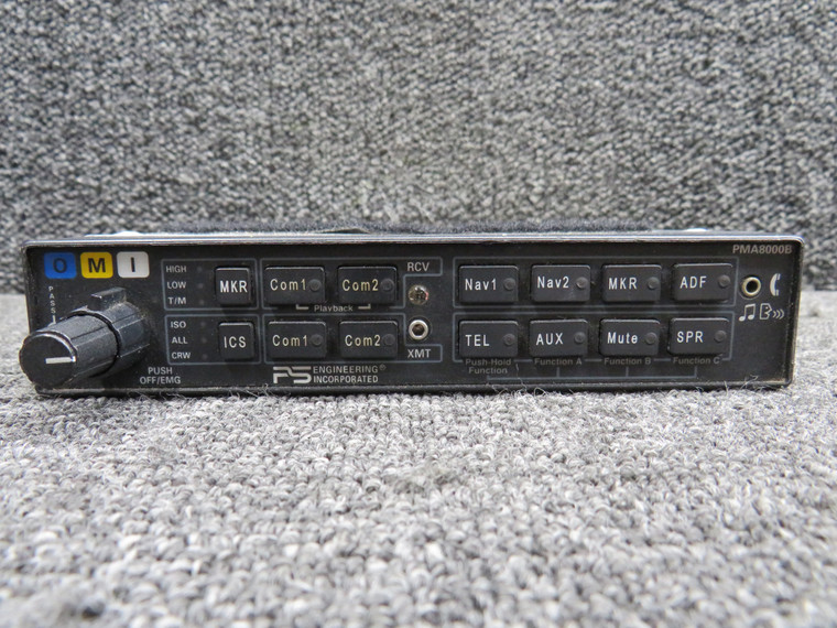 050-890-0202 PS Engineering PMA8000B Audio Selector Panel (Serviceable)